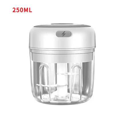 Electric Food Chopper Garlic Crusher Meat Grinder Mini Garlic Press Vegetable Chopper Masher Machine USB Kitchen Gadgets