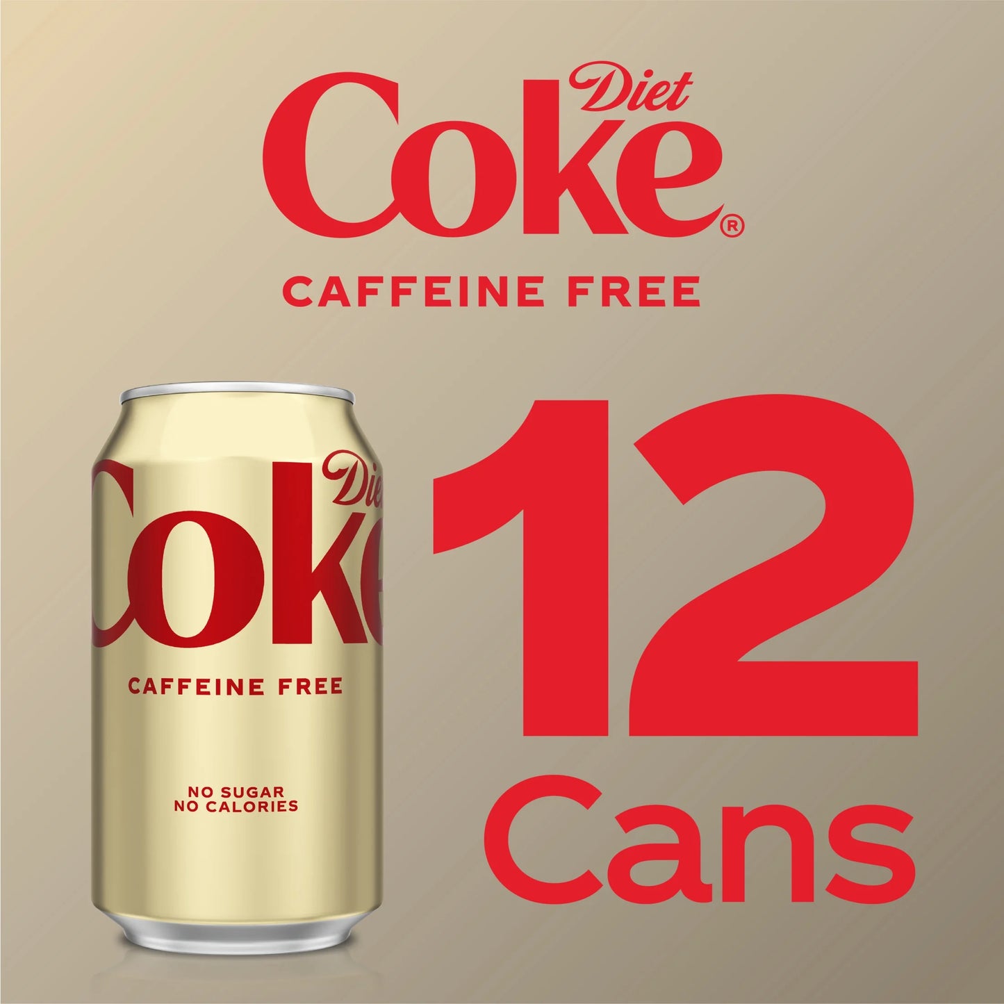 Caffeine Free Soda Pop, 12 Fl Oz, 12 Pack Cans