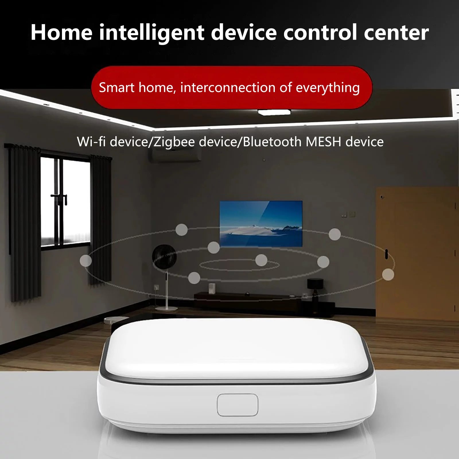 Clearance！Smart Appliances Smart Linkage Wireless Multi-Mode Tuya Internet of Things PIR Universal Remote Control Smart Voice Assistant Matches All Smart Home Assistants