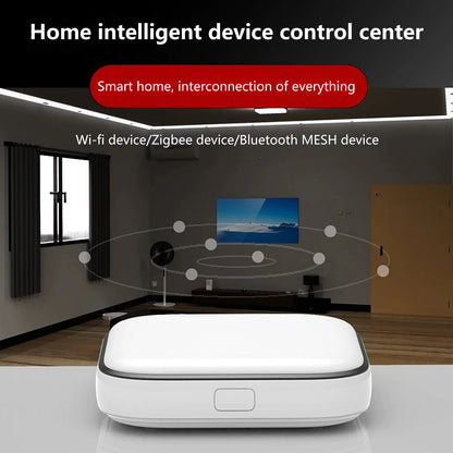 Clearance！Smart Appliances Smart Linkage Wireless Multi-Mode Tuya Internet of Things PIR Universal Remote Control Smart Voice Assistant Matches All Smart Home Assistants