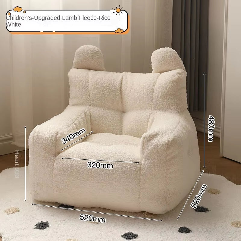 K-STAR Cute and Lazy Sofa Mini Casual Seat Cartoon Children'S Sofa Reading Men and Women Simple Sofa Baby Sofa 2024 Dropshopping