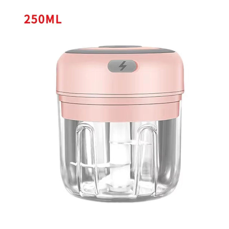 Electric Food Chopper Garlic Crusher Meat Grinder Mini Garlic Press Vegetable Chopper Masher Machine USB Kitchen Gadgets