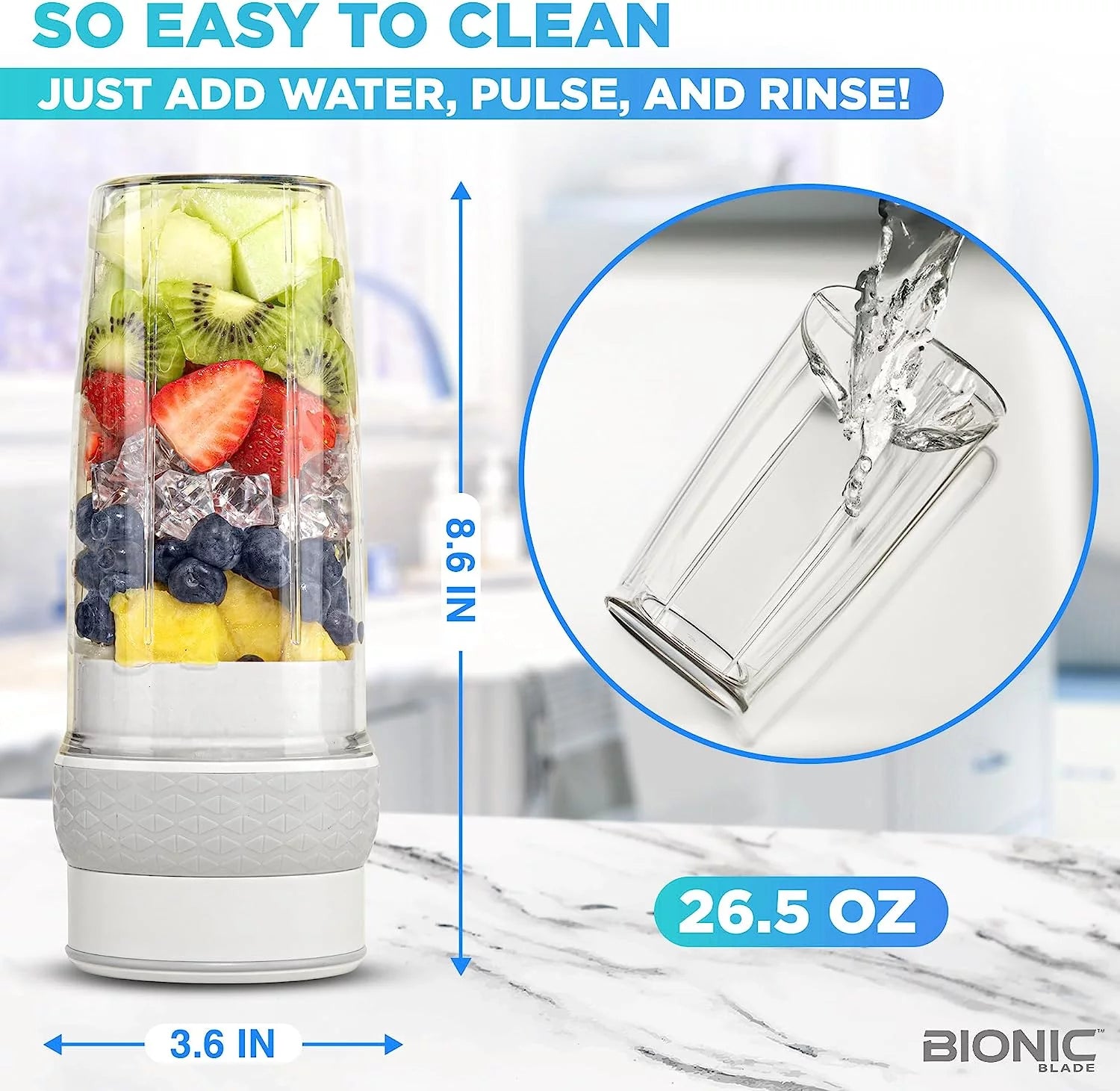 Bionic Blade Smoothie Blender Personal Portable Rechargeable Blender Juicer Protein Mikshake Baby Food Maker