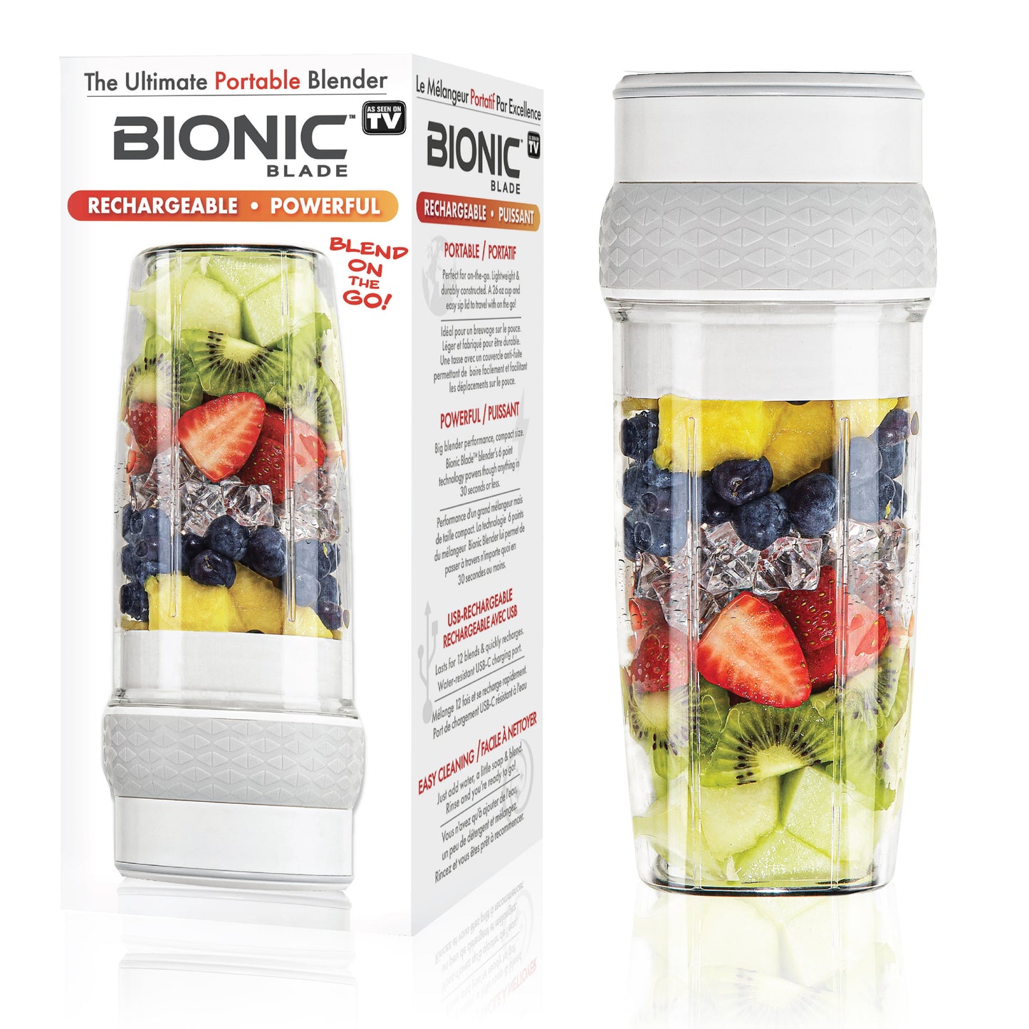 Bionic Blade Smoothie Blender Personal Portable Rechargeable Blender Juicer Protein Mikshake Baby Food Maker