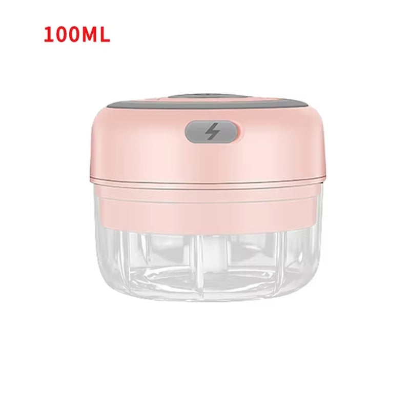 Electric Food Chopper Garlic Crusher Meat Grinder Mini Garlic Press Vegetable Chopper Masher Machine USB Kitchen Gadgets